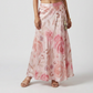 Flare Fit Printed Skirt