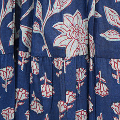 Cotton Printed Flared Skirt