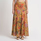Printed Flared Skirt