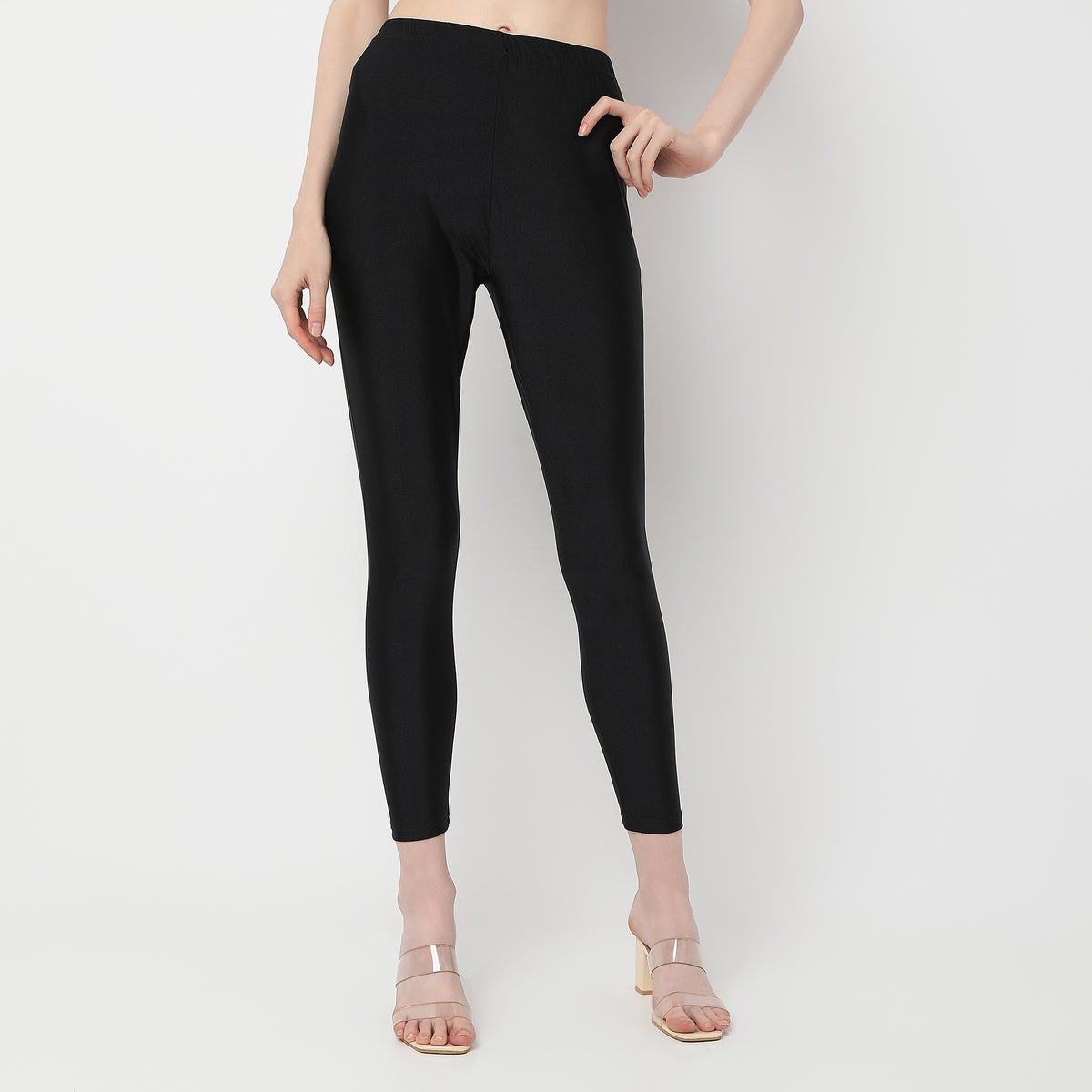 Slim Fit Ankle Length Leggings