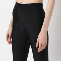 Buy Women Slim Fit Solid Ankle Length High Rise Leggings  - Style Union