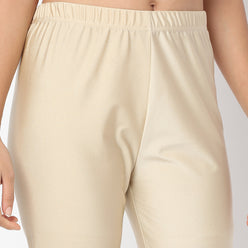 Buy Women Slim Fit Solid Ankle Length High Rise Leggings  - Style Union