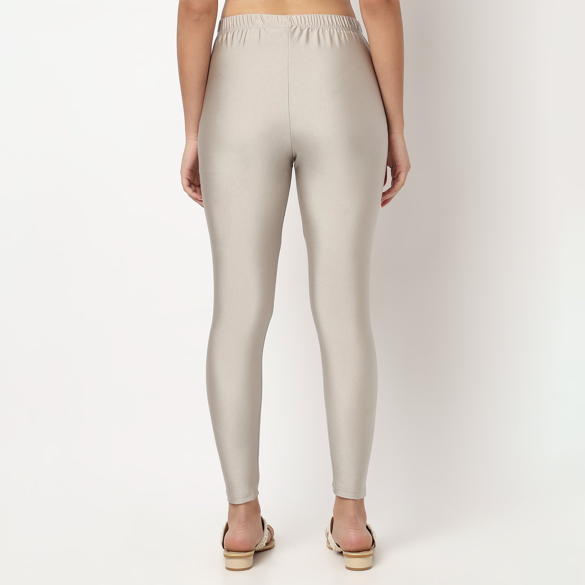 Buy Women Slim Fit Solid Ankle Length High Rise Leggings  - Style Union