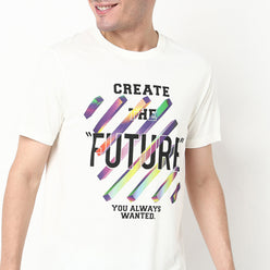 Graphic Cotton Fabric T-Shirt