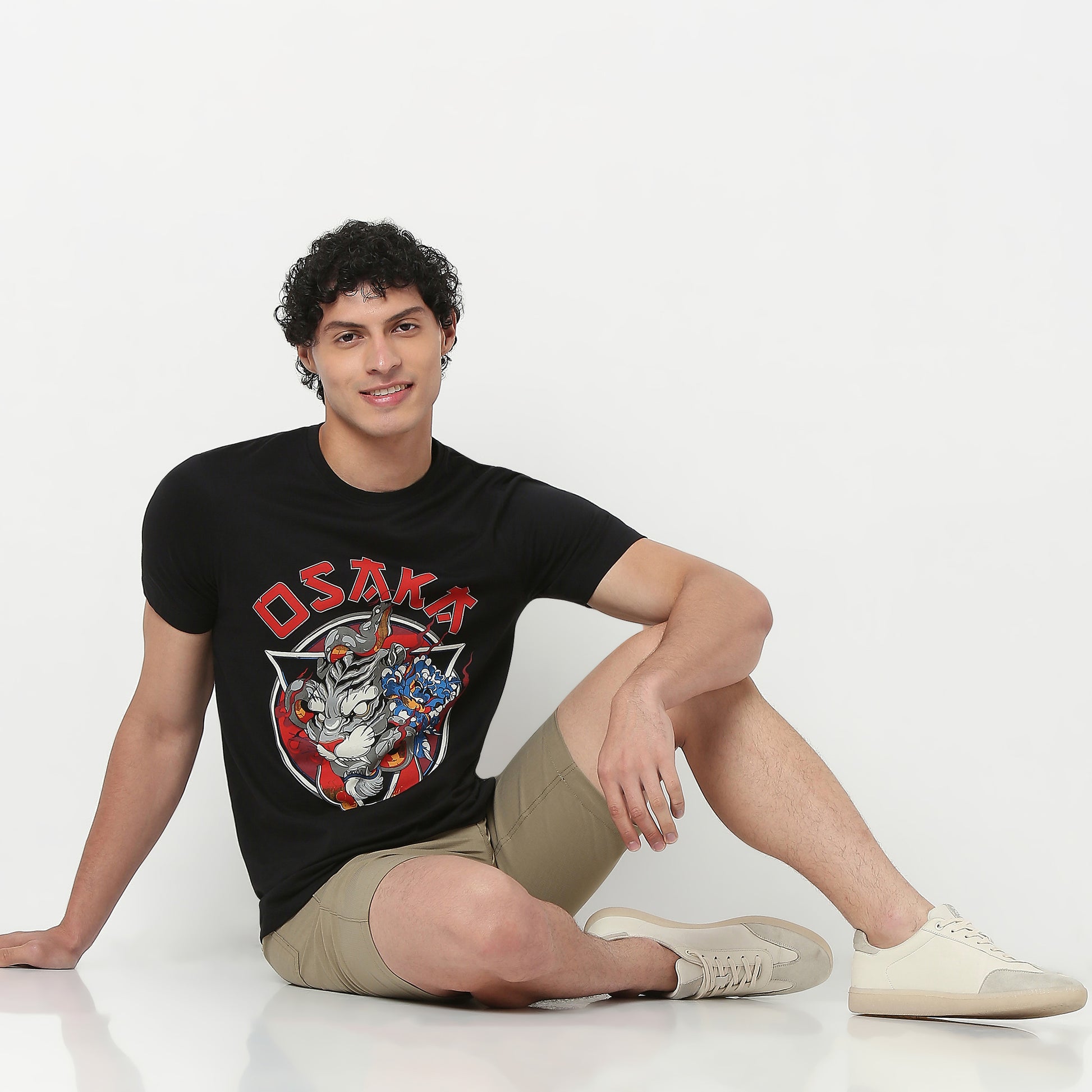 Crew Neck Graphic T-Shirt