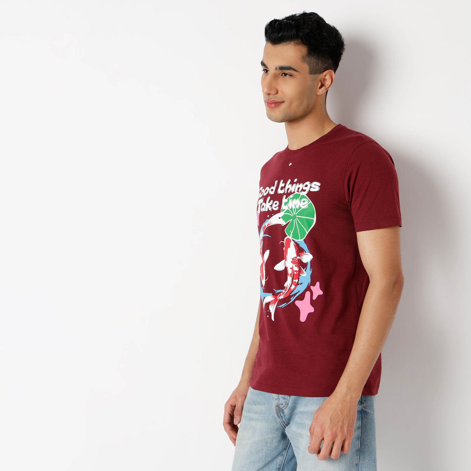 Regular Fit Graphic Regular Length T-Shirt