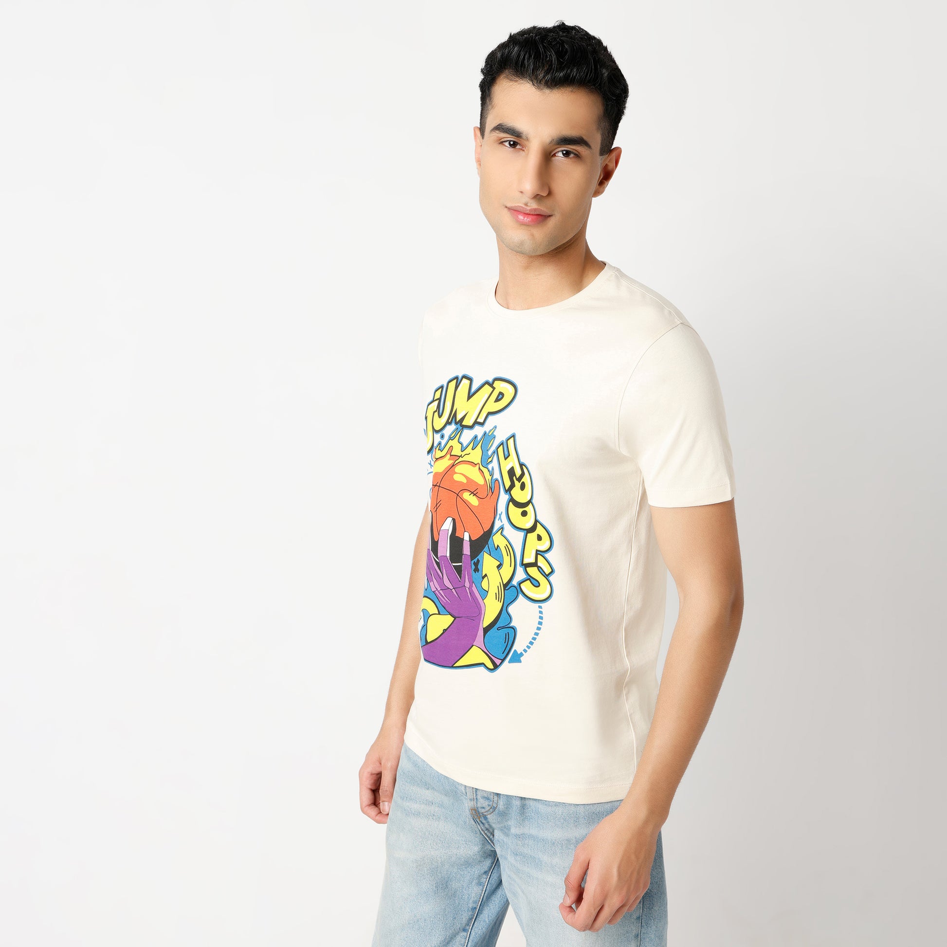 Regular Fit Graphic Regular Length T-Shirt