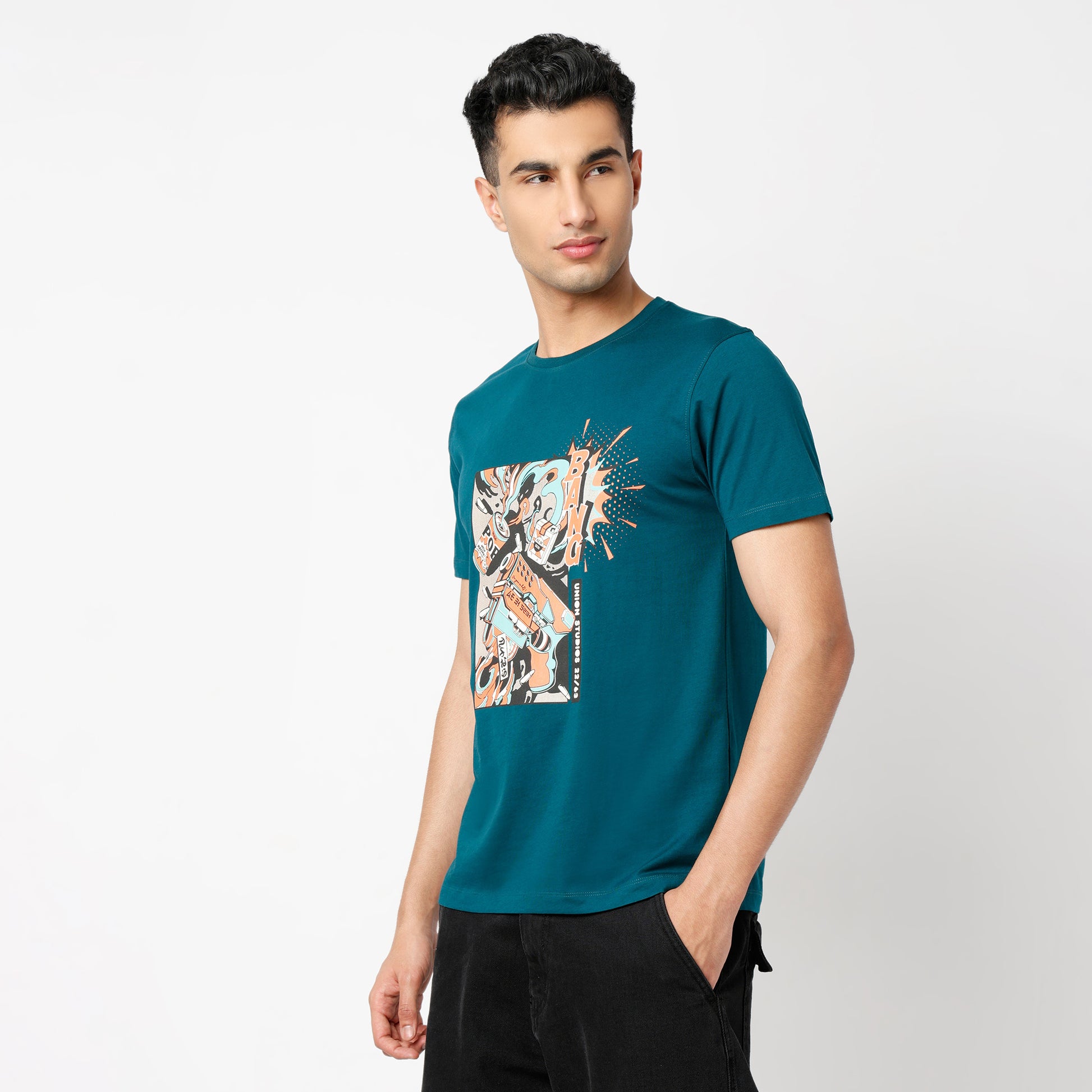 Regular Fit Graphic Regular Length T-Shirt