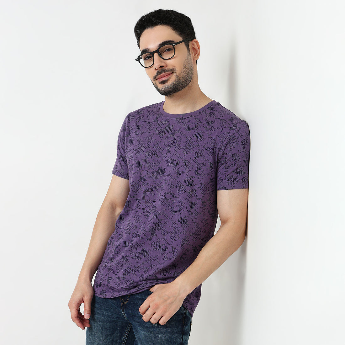Crew Neck Cotton Graphitee