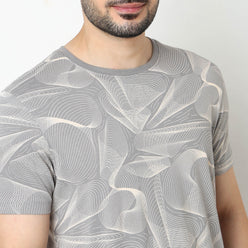 Crew Neck Cotton Graphitee