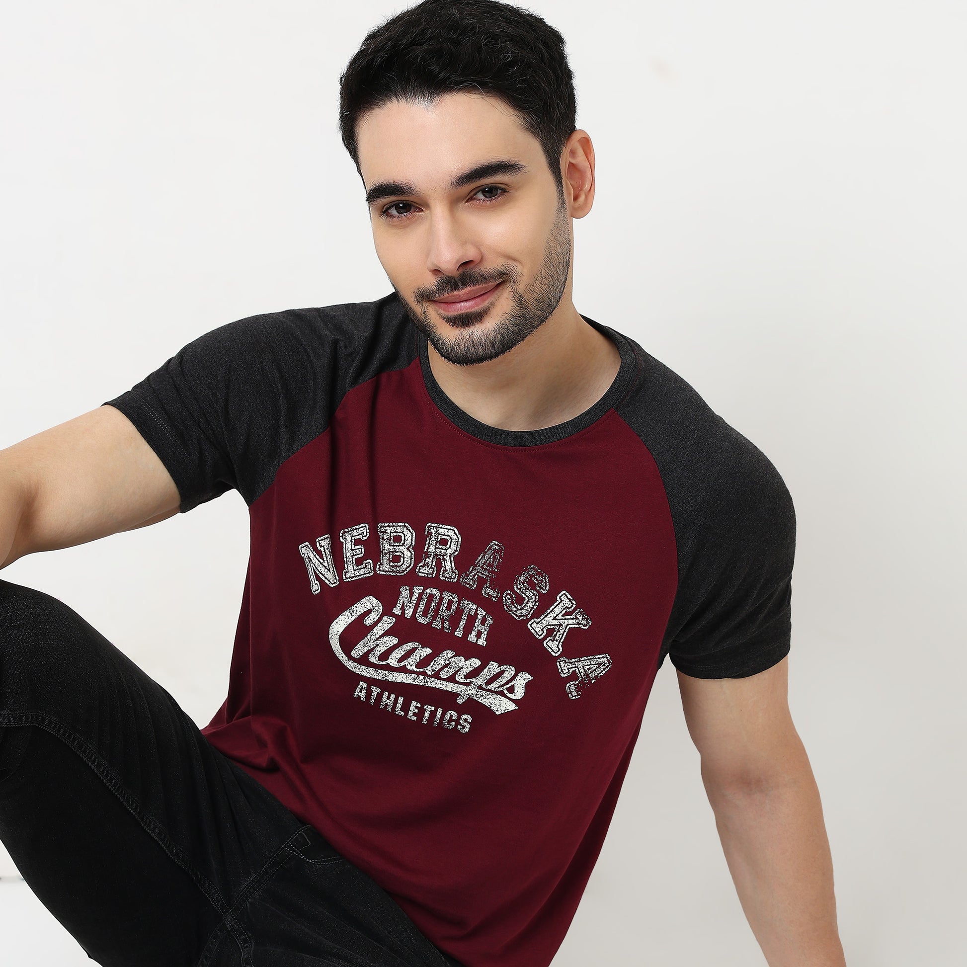 Crew Neck Cotton Graphitee