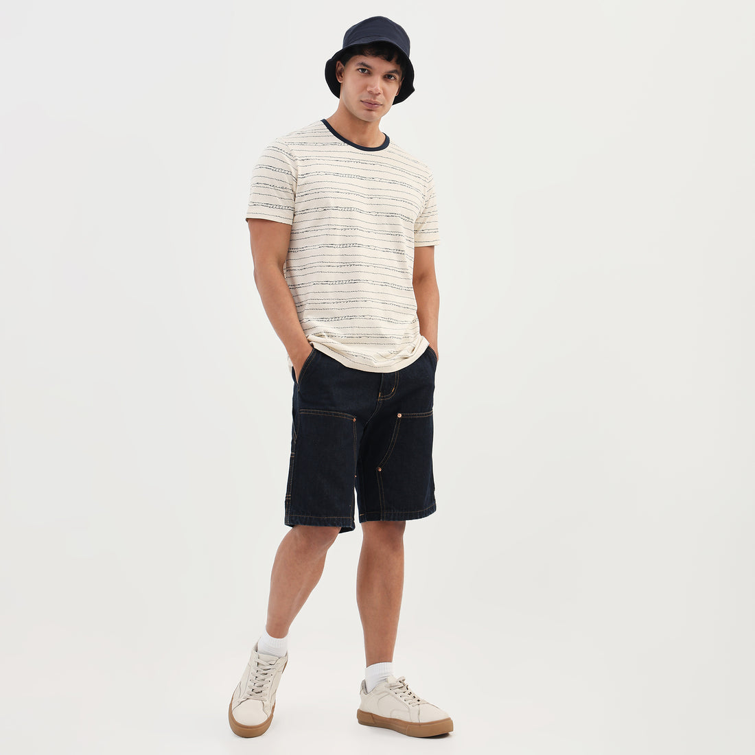Cotton Crew Neck Graphitee
