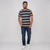 Striped Crew Neck Graphitee