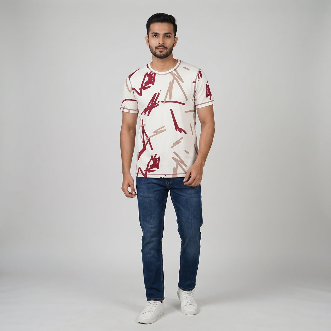 Cotton Crew Neck Graphitee