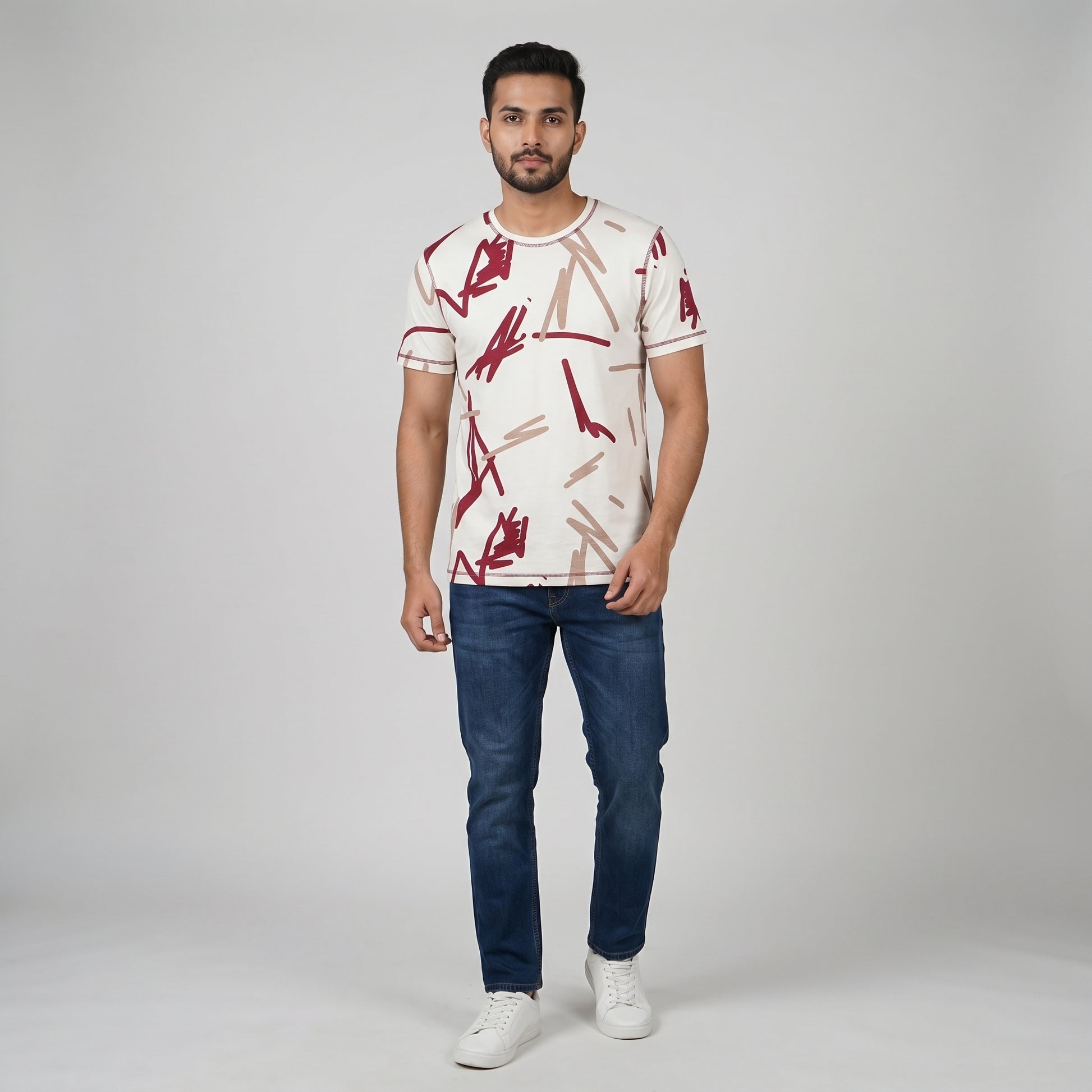 Cotton Crew Neck Graphitee