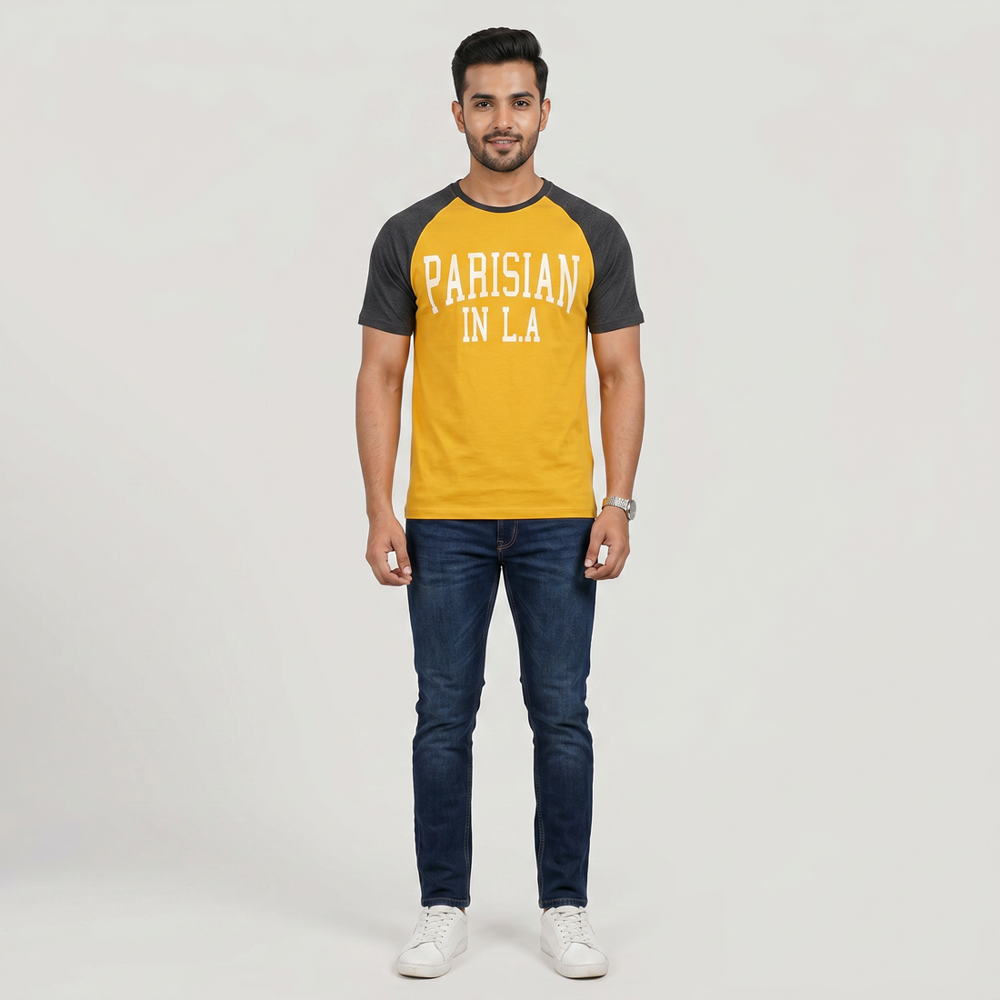 Cotton Crew Neck Graphitee