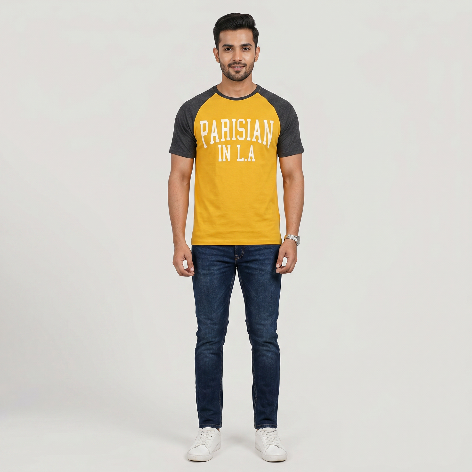 Cotton Crew Neck Graphitee
