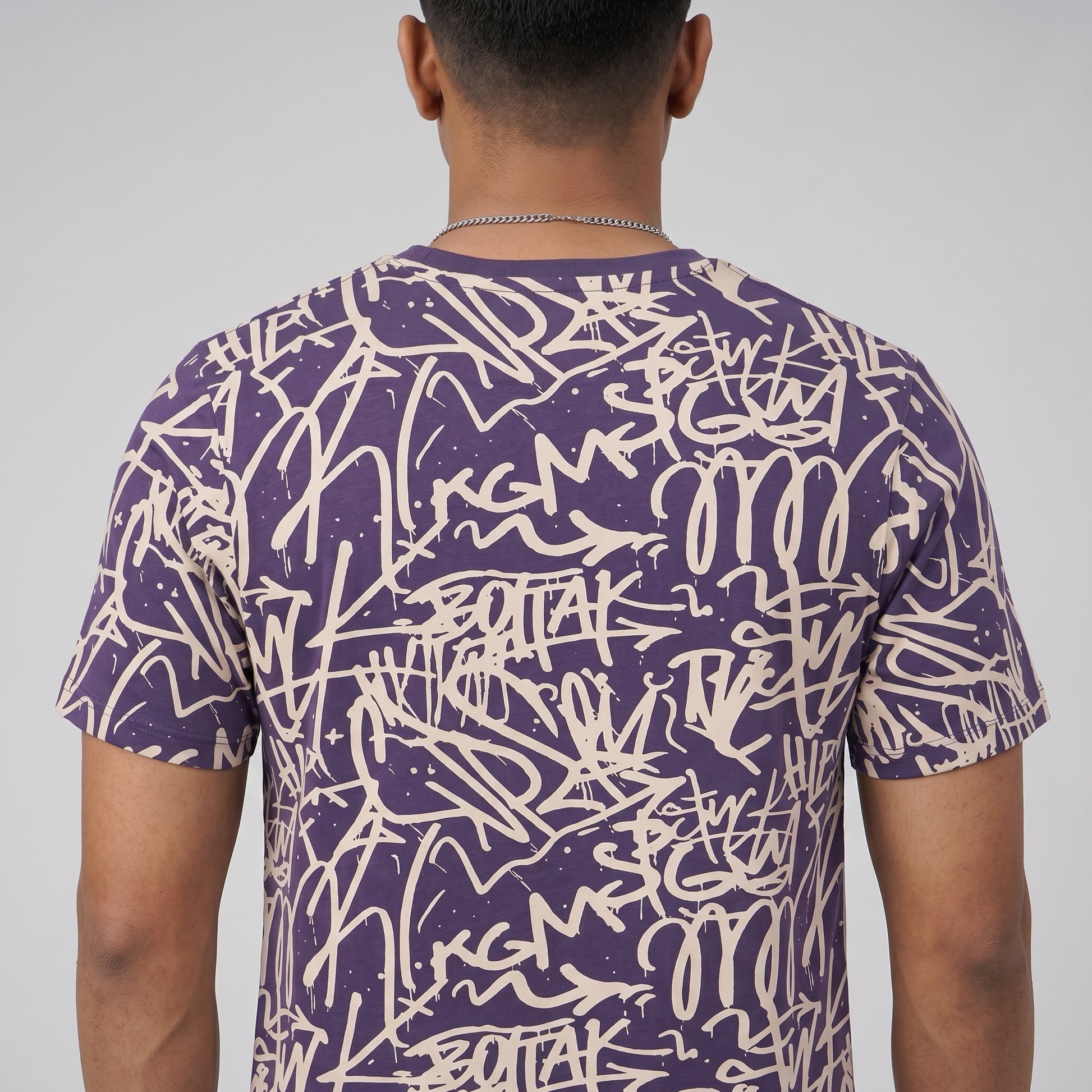 Cotton Crew Neck Graphitee