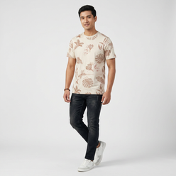 Cotton Crew Neck Graphitee