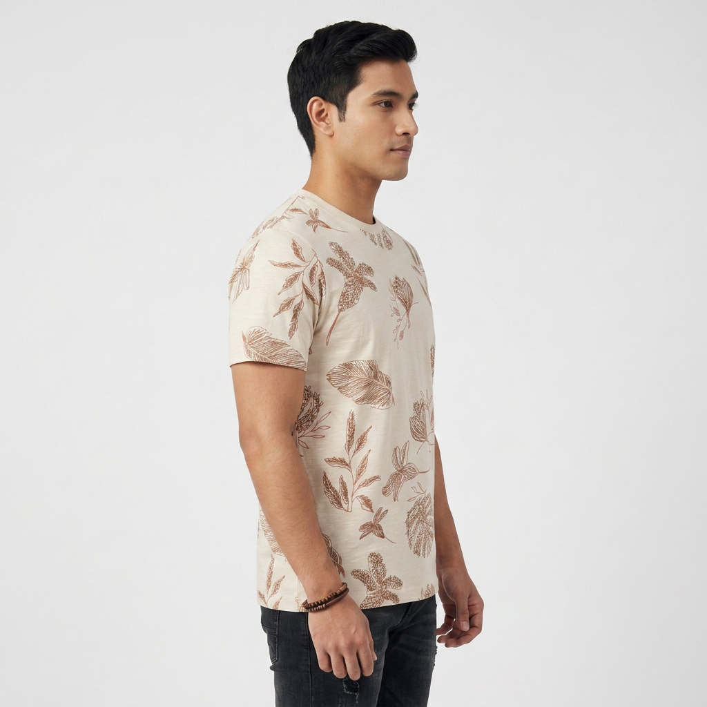 Cotton Crew Neck Graphitee