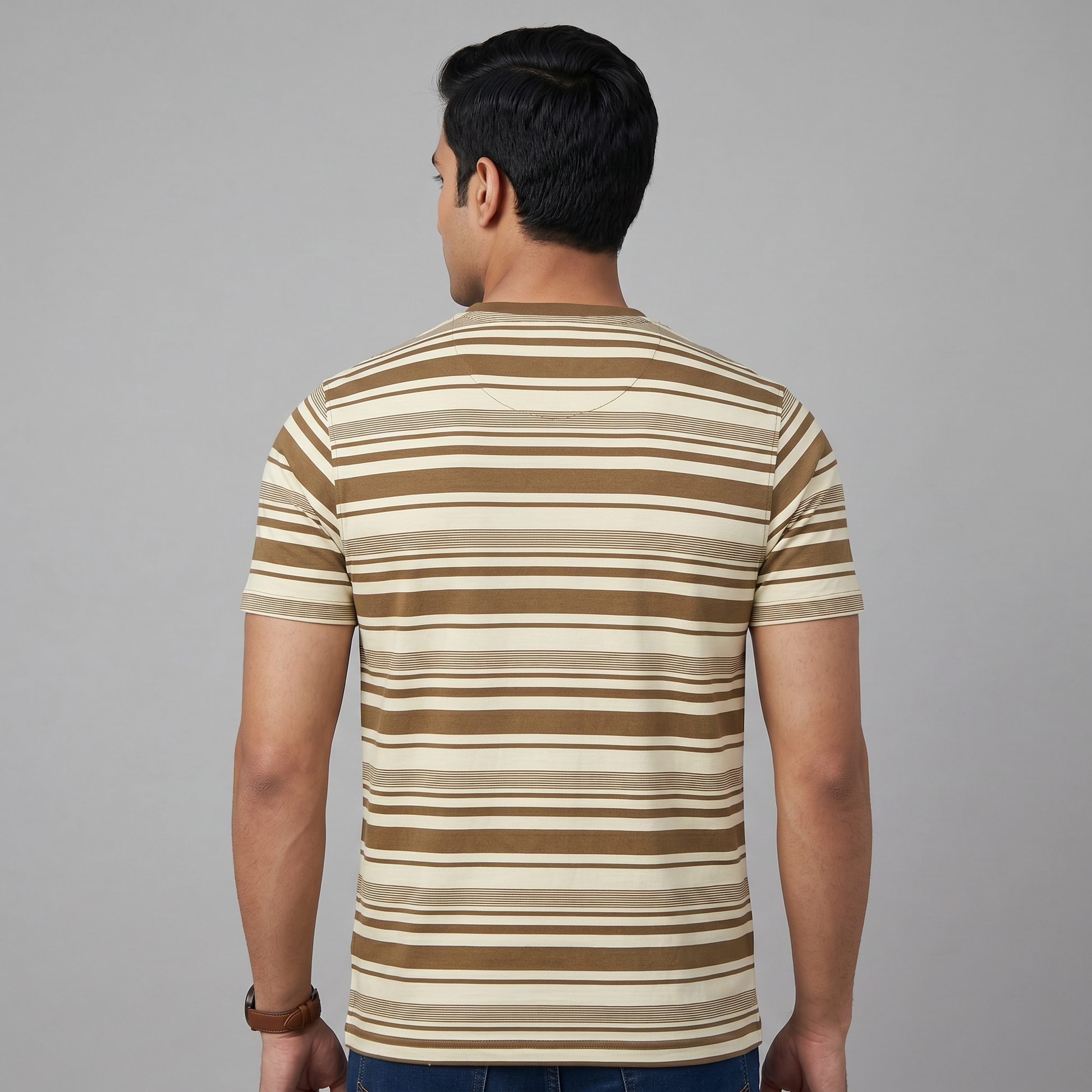 Striped Crew Neck T-Shirt