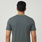 Striped Crew Neck Graphitee