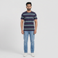 Striped Crew Neck Graphitee