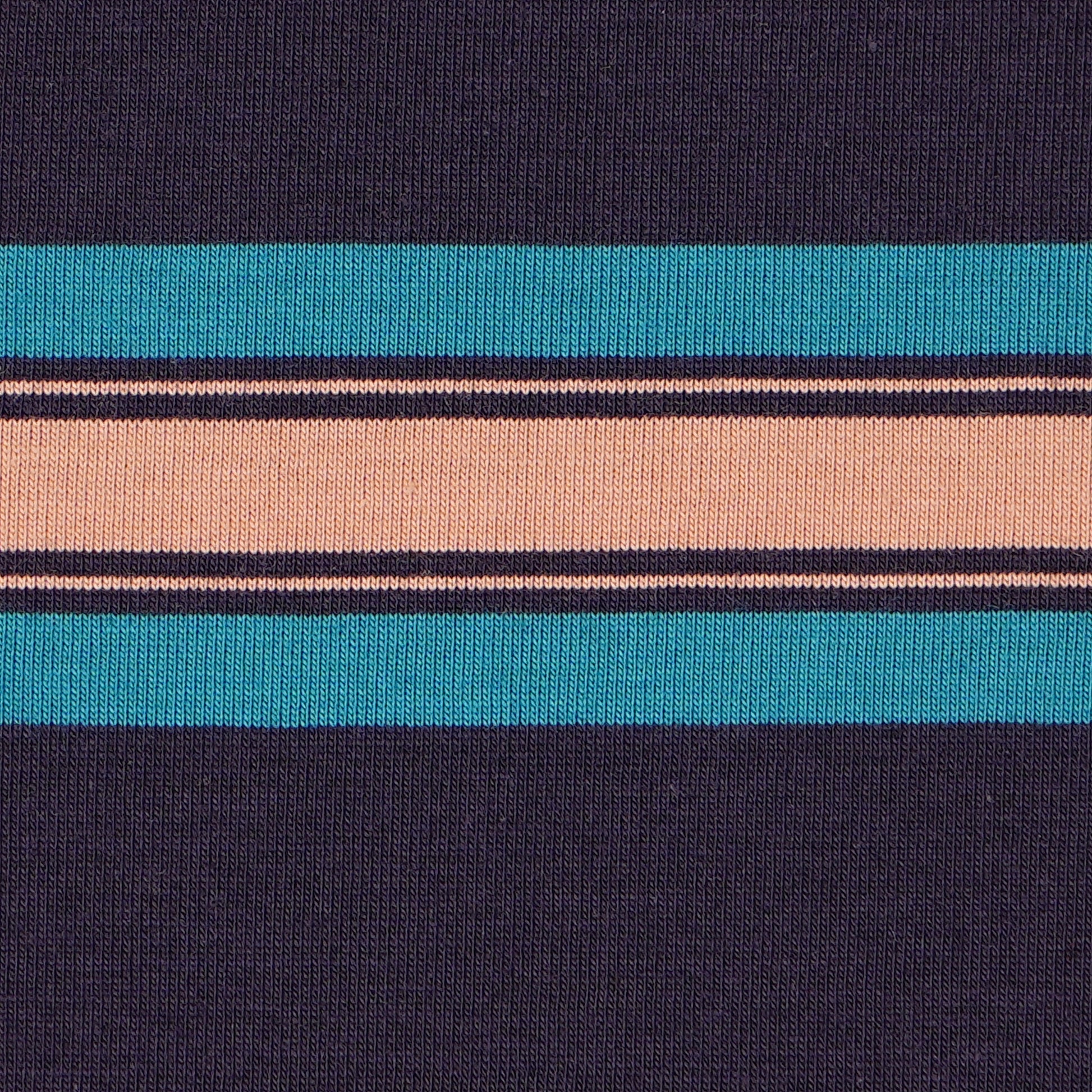Striped Crew Neck Graphitee