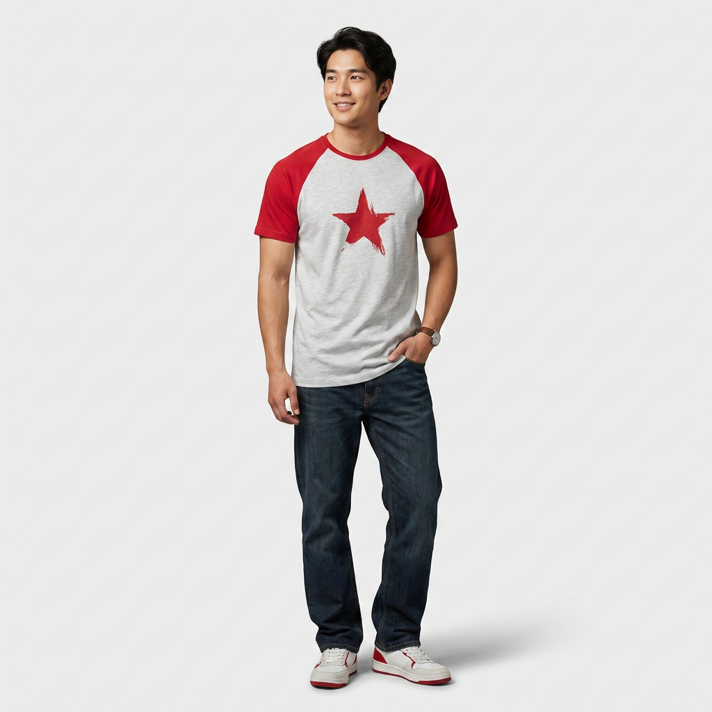 Cotton Crew Neck Graphitee