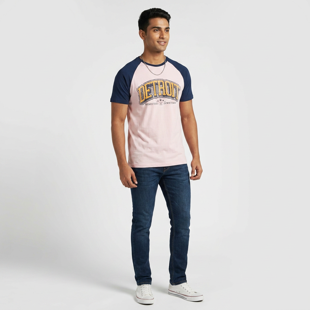 Cotton Crew Neck Graphitee