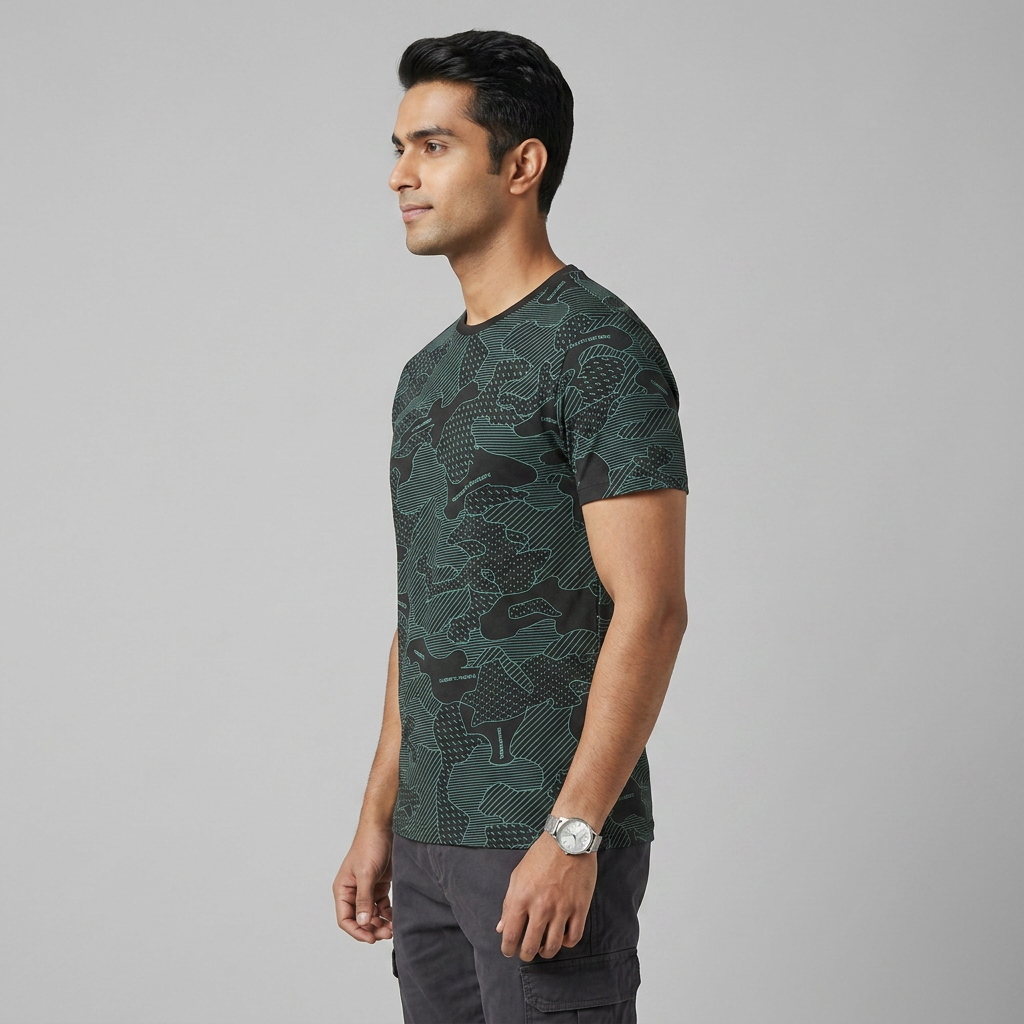 Cotton Crew Neck Graphitee