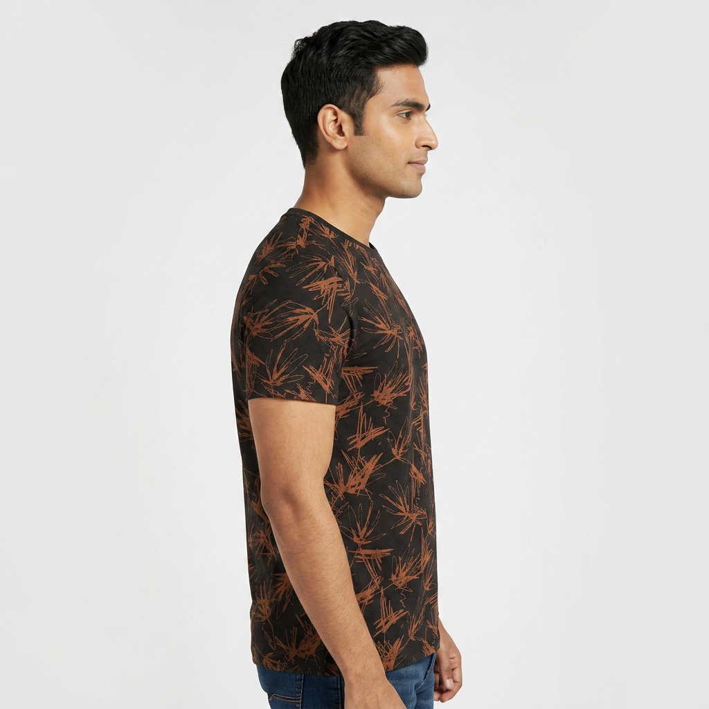 Cotton Crew Neck Graphitee