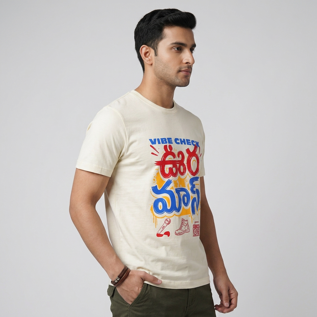 Cotton Crew Neck Graphitee