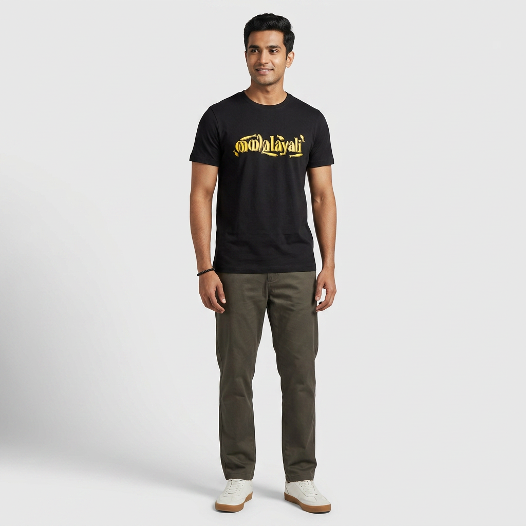 Cotton Crew Neck Graphitee
