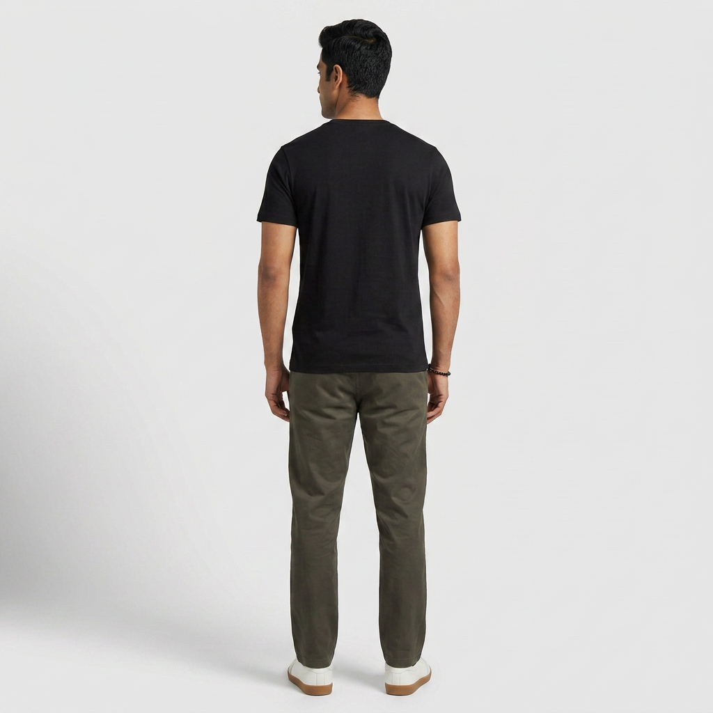 Cotton Crew Neck Graphitee