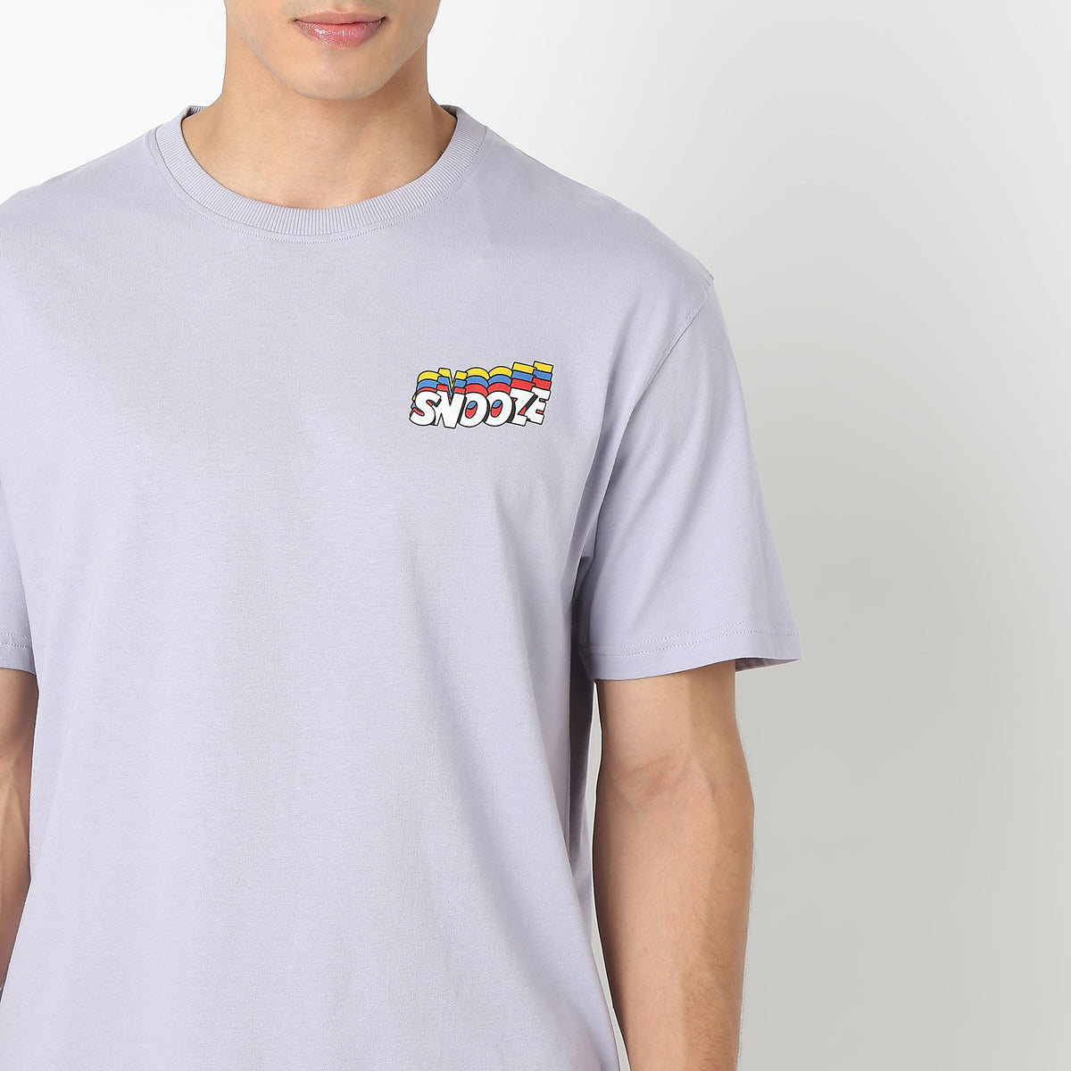 Graphic Crew Neck Oversize Slogan Over Size T-Shirt