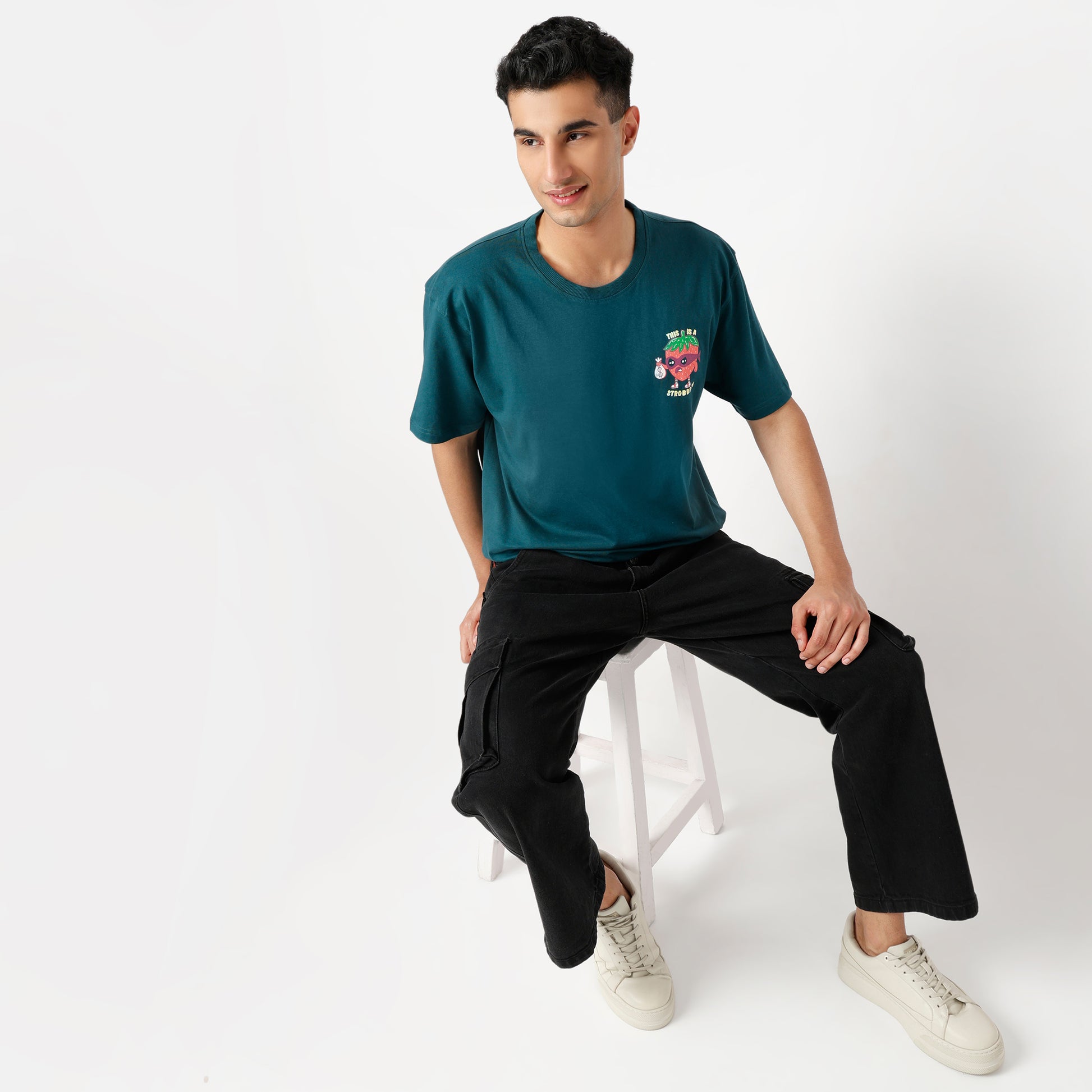 Oversize Graphic Regular Length T-Shirt