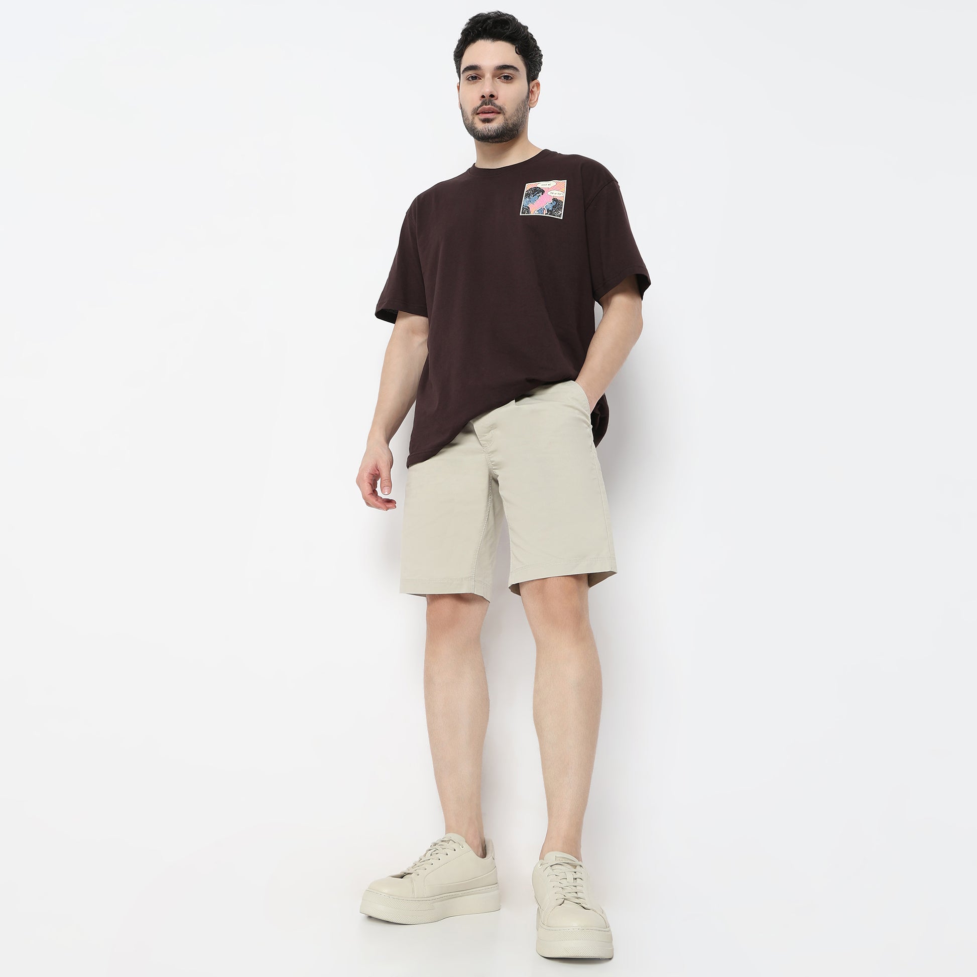 Oversize Graphic Crew Neck T-Shirt