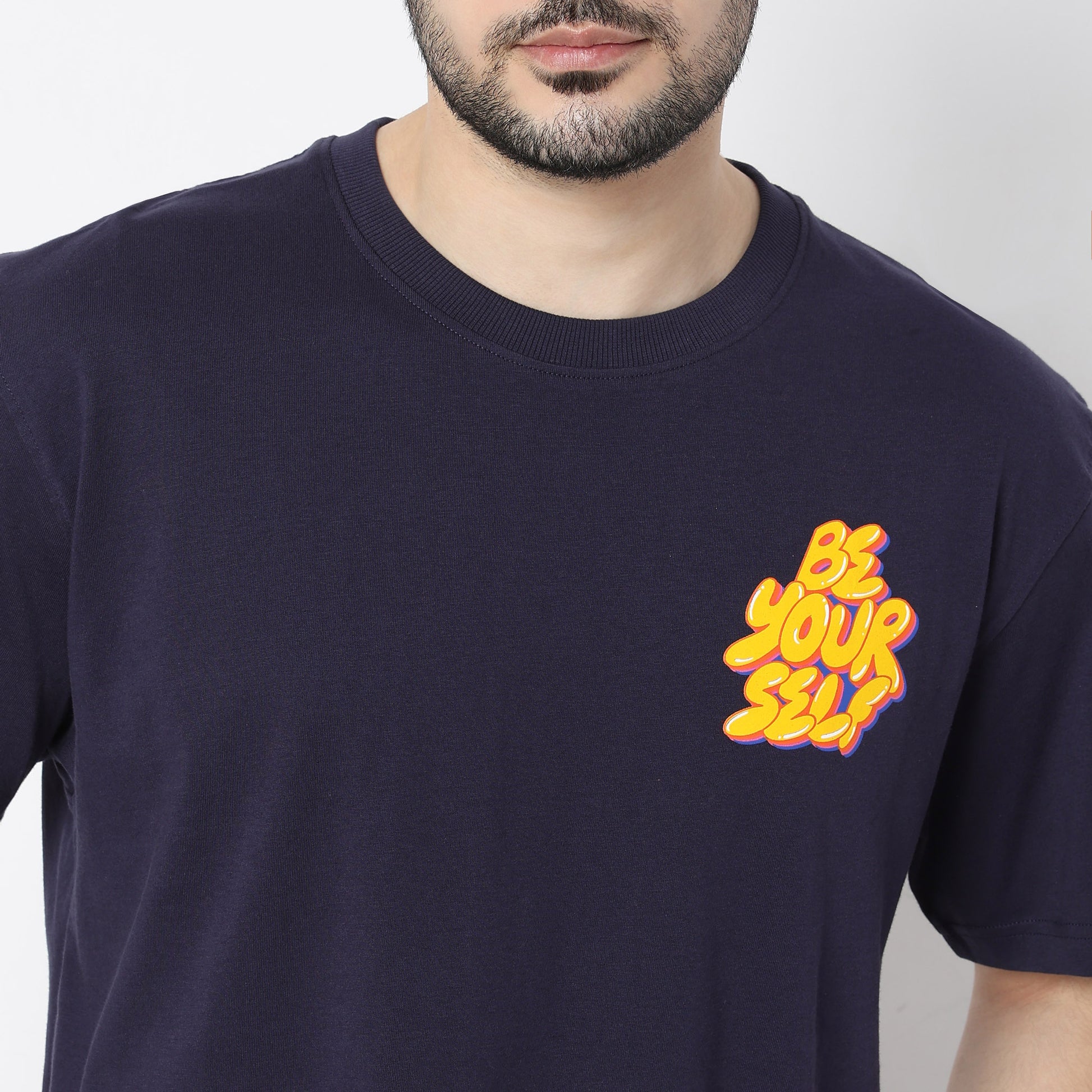 Oversize Graphic Crew Neck T-Shirt