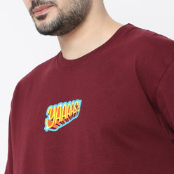 Oversize Graphic Crew Neck T-Shirt