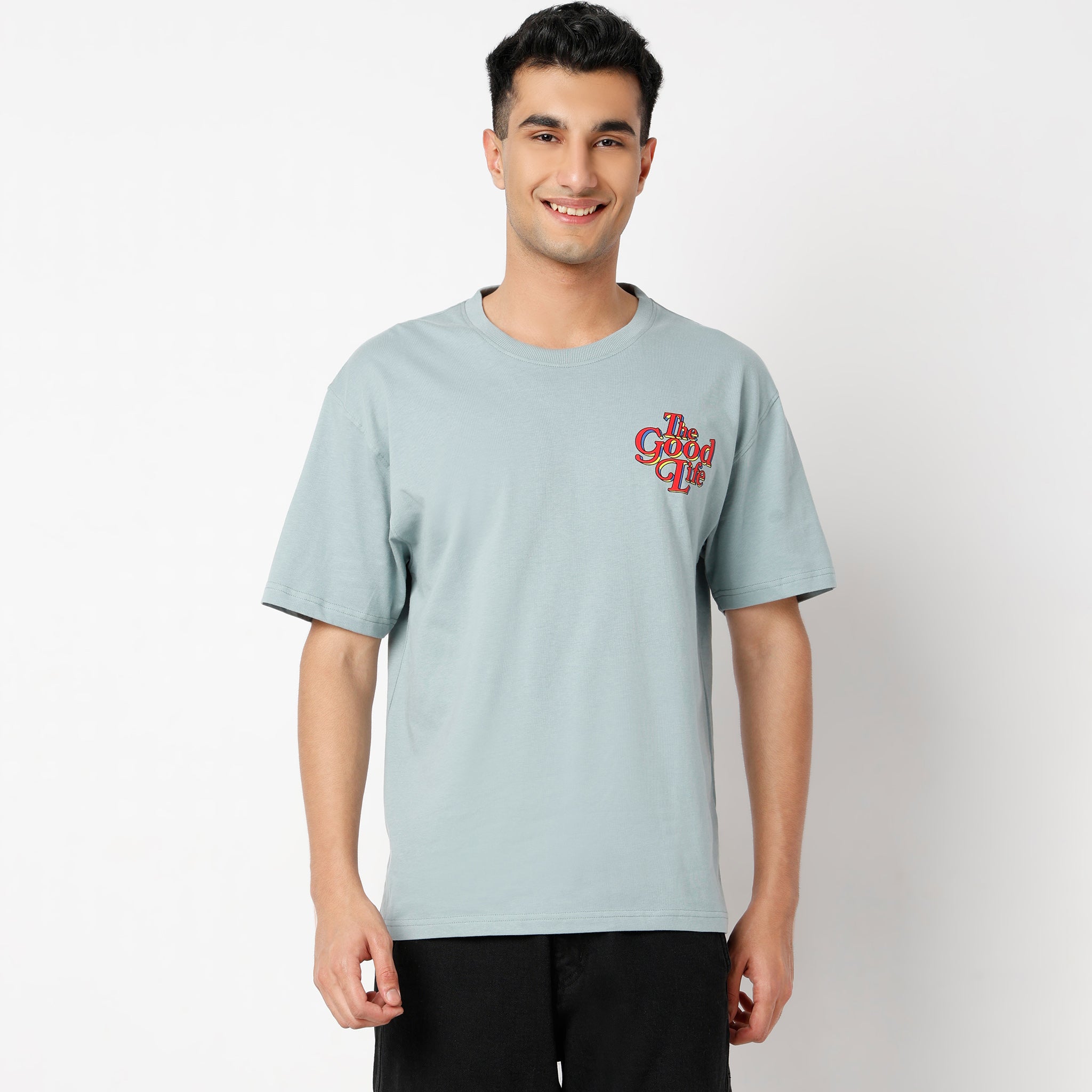 Oversize Graphic Regular Length T-Shirt