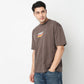 Oversize Cotton Slogan T-Shirt