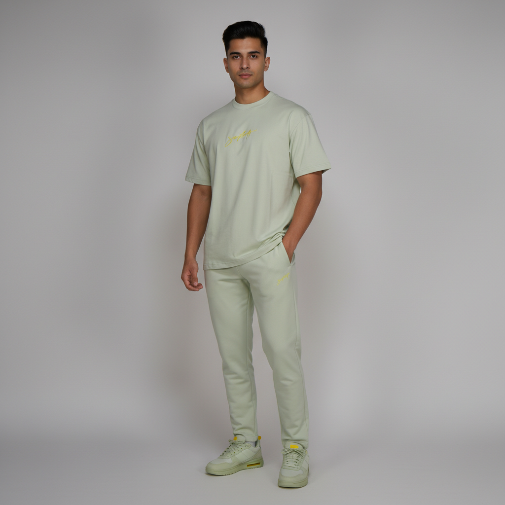 Cotton Oversize Graphic Slogan T-Shirt