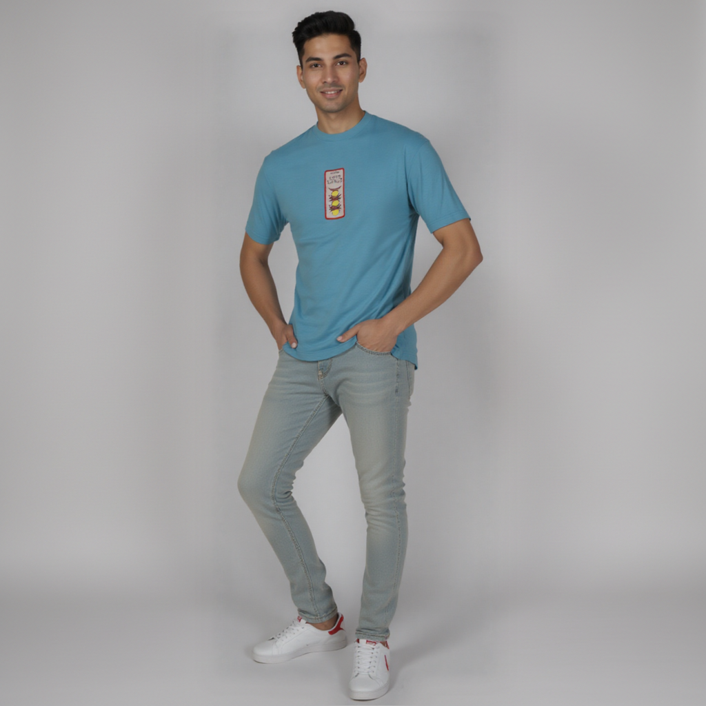 Cotton Oversize Graphic Slogan T-Shirt