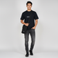 Cotton Oversize Graphic Slogan T-Shirt