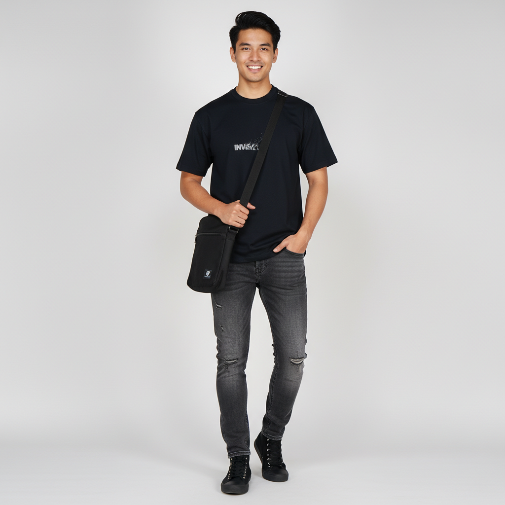 Cotton Oversize Graphic Slogan T-Shirt