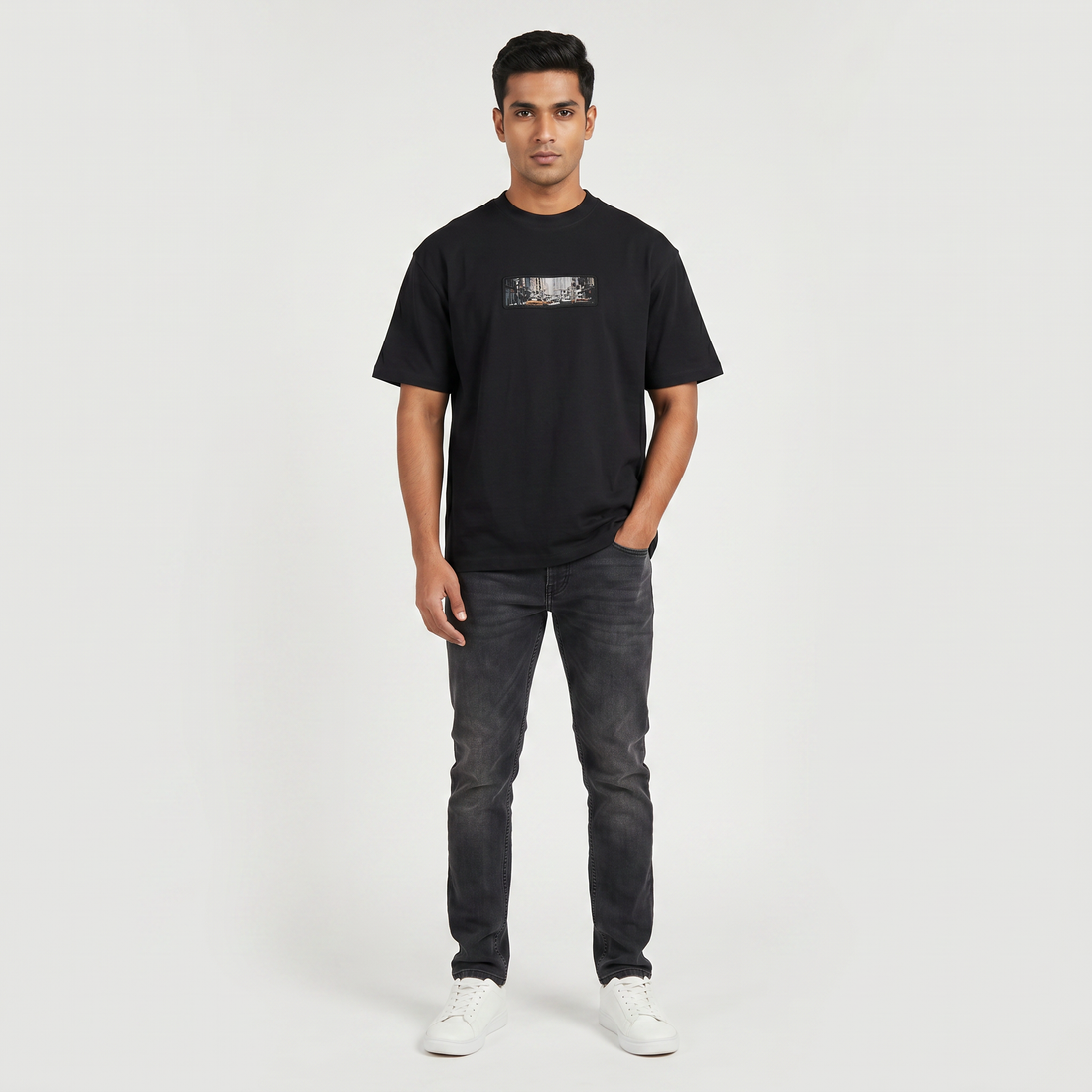 Cotton Graphic Oversize T-Shirt