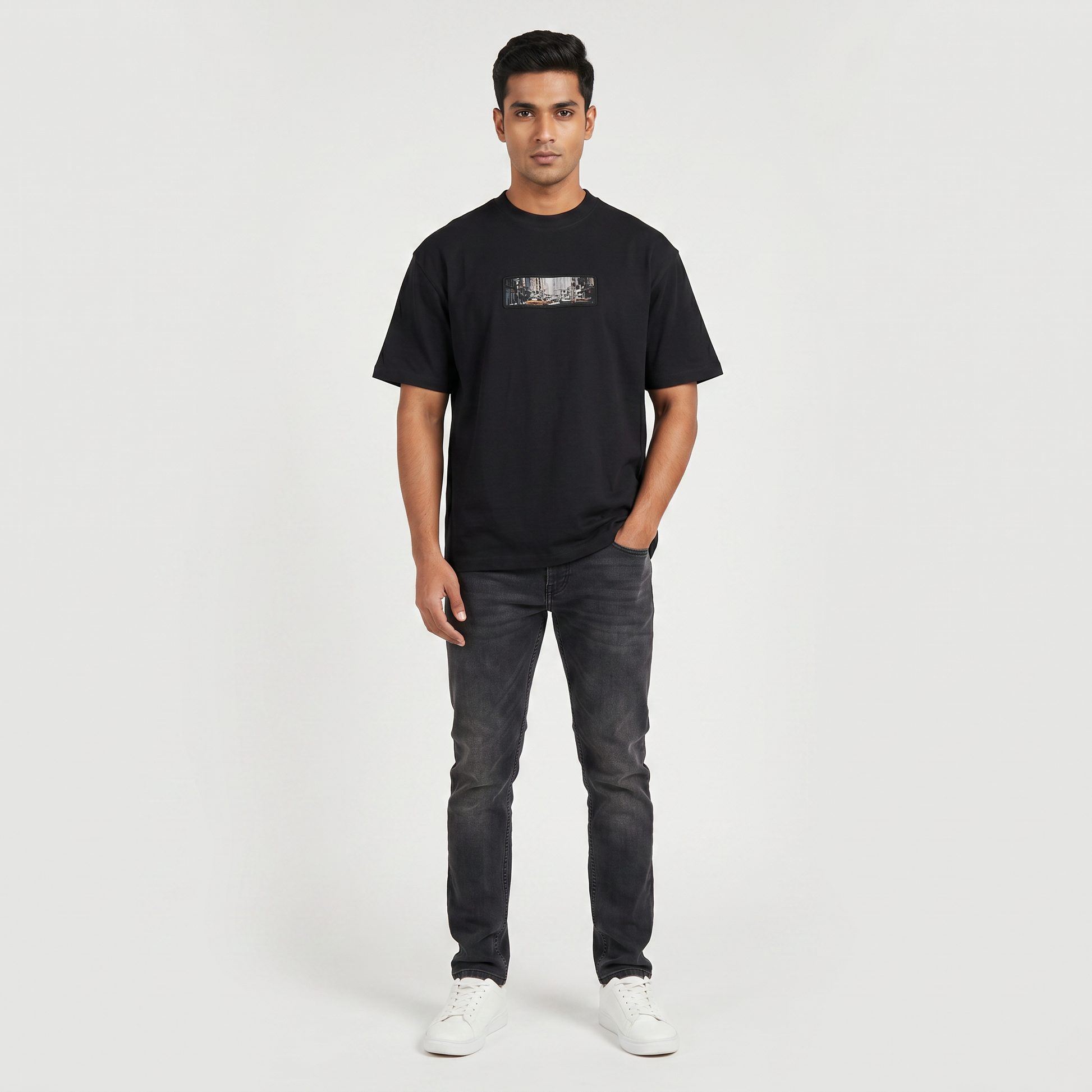 Cotton Graphic Oversize T-Shirt