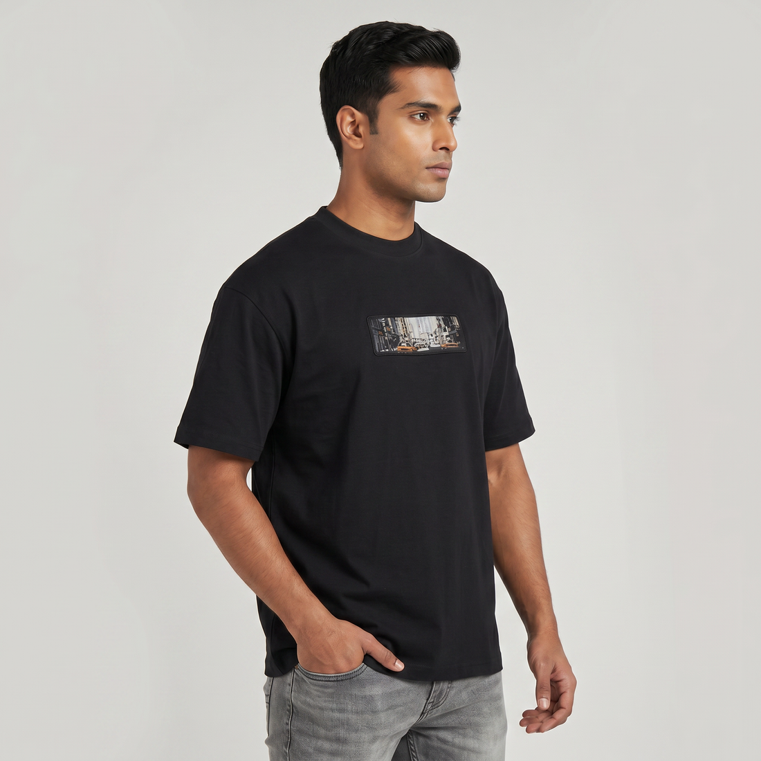 Cotton Graphic Oversize T-Shirt