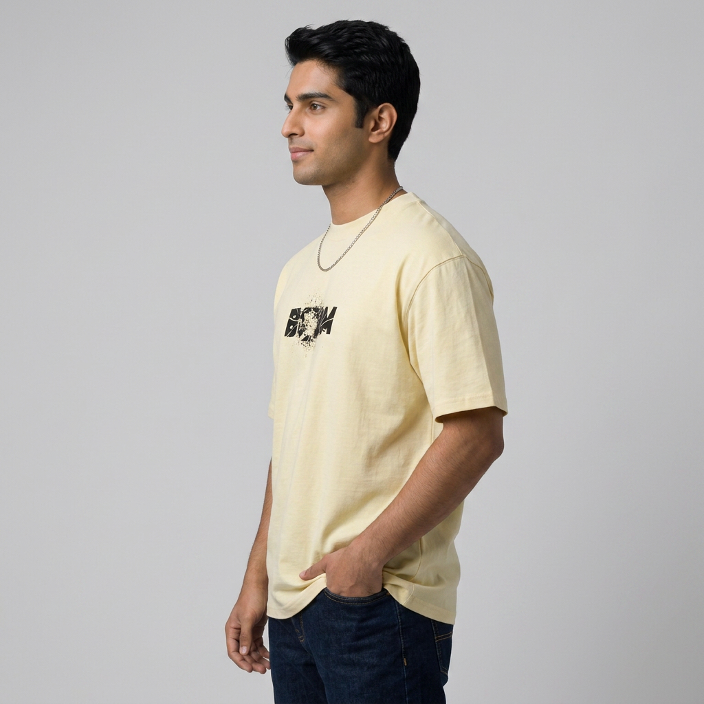Cotton Graphic Slogan T-Shirt